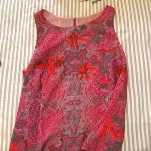 Pink CAbi Paisley Floral Pink Blouse